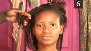 how to straighten afro hair
