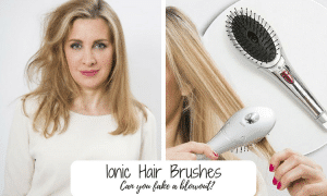 Ionic hair brushes