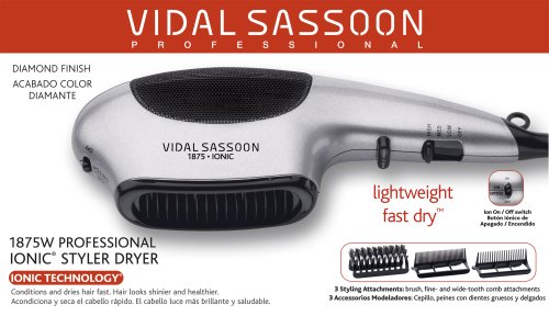 Vidal Sassoon Professional Ionic Styler Dryer