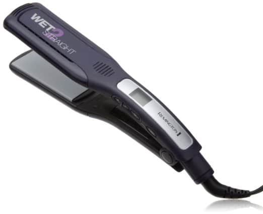 Remington S8001G Wet 2 Straight Wide Plate Wet:Dry Ceramic Hair Straightening Iron with Tourmaline