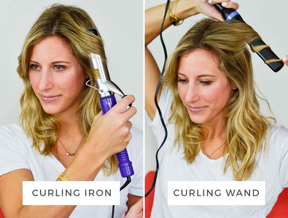 Curling irons vs curling wands