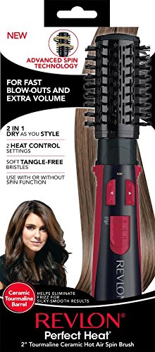 Revlon Perfect Heat Tourmaline Ceramic Hot Air Spin Brush 1