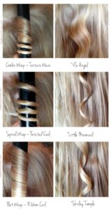 Types of wand curls