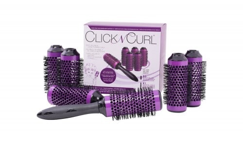Click n Curl Round Styling Brush Tool Full Set
