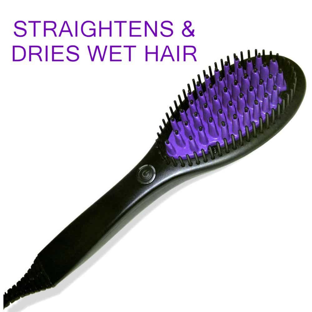 Phoenix flat iron brush straightener