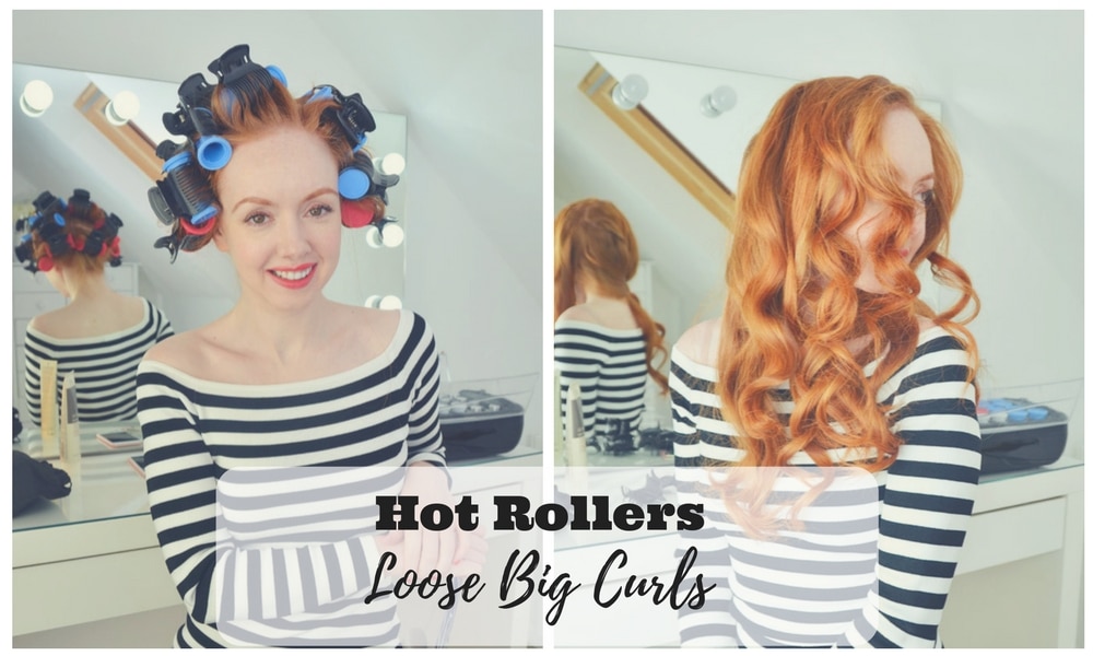 Loose curls with hot rollers sale