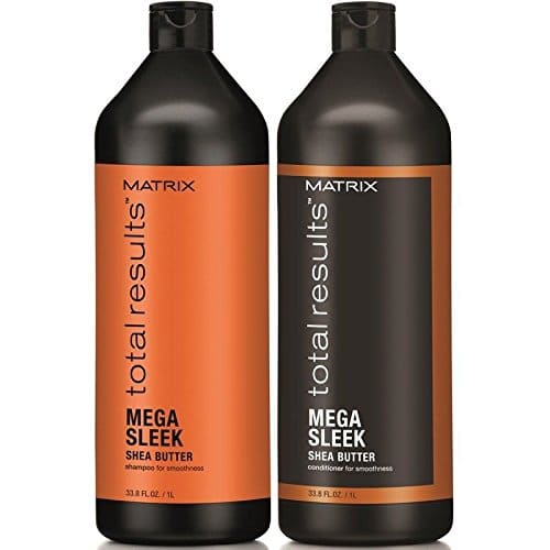 matrix total results sleek shampoo conditioner liter duo