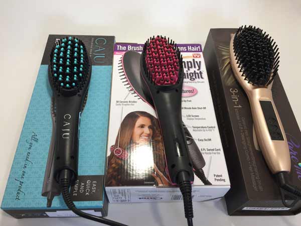 Simply Straight Brush compared to other straightening brushes