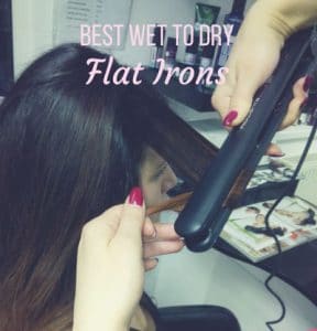 Wet to dry flat iron